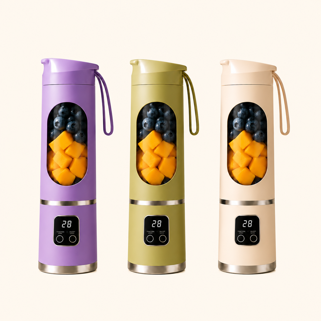 Blender portabil 450ml reîncărcabil USB – Ravian.ro