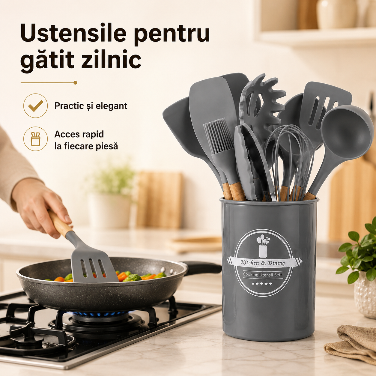 Spatule și polonice din silicon fără BPA – Ravian.ro