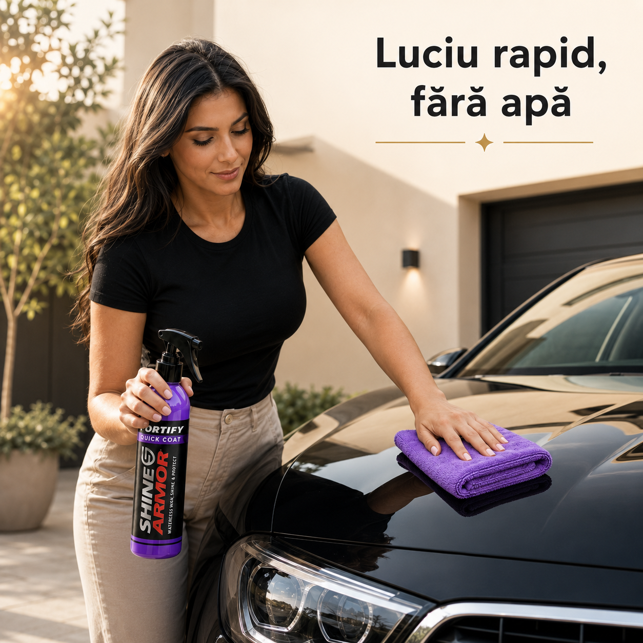 Soluție curățare mașină fără apă cu protecție ceramică – Ravian.ro