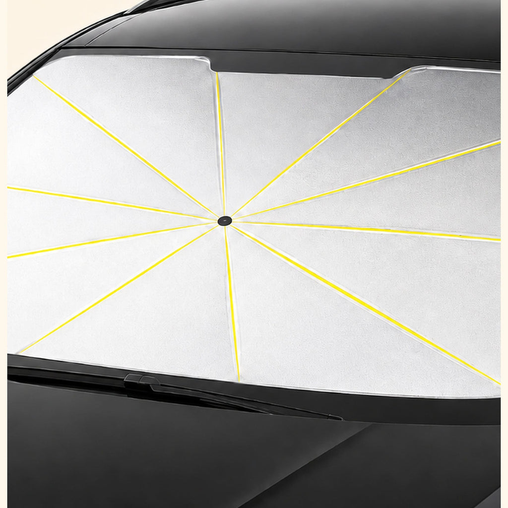 Parasolar Auto Pliabil Tip Umbrelă – Protecție UV pentru Parbriz Şi Interior
