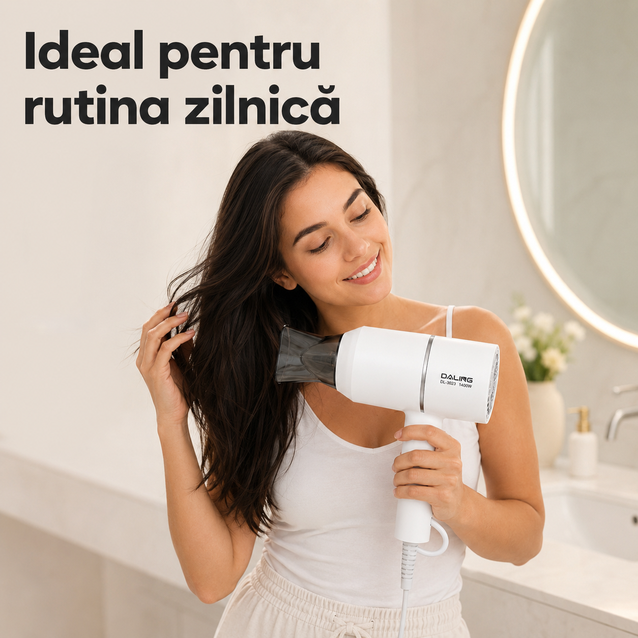 Uscător de păr 1400W cu duză pentru styling – Ravian.ro