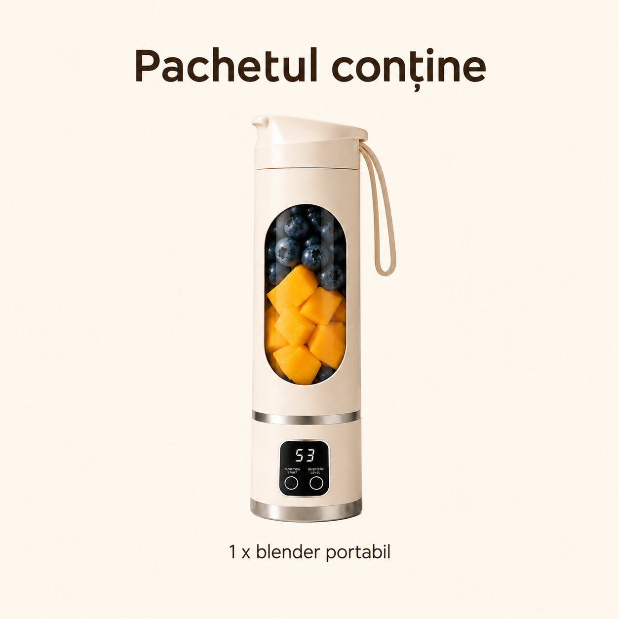 Blender personal 450ml pentru smoothie acasă – Ravian.ro