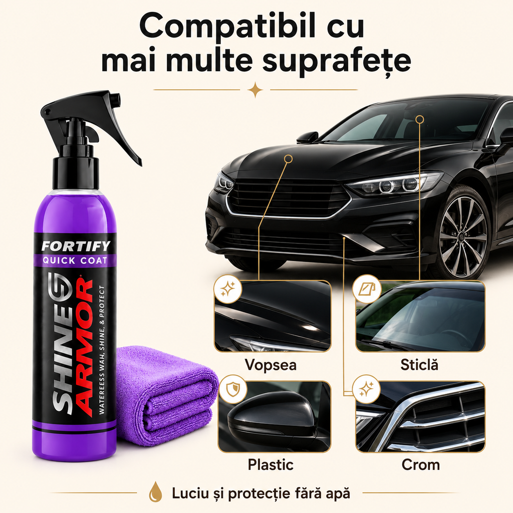 Spray ceramic Shine Armor pentru detailing auto – Ravian.ro
