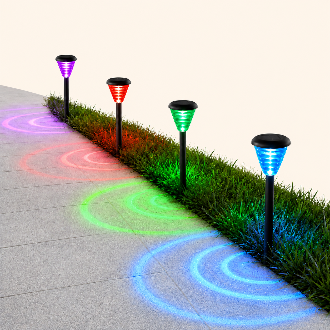 Set 6 lămpi solare LED de grădină cu senzor de lumină – Ravian.ro