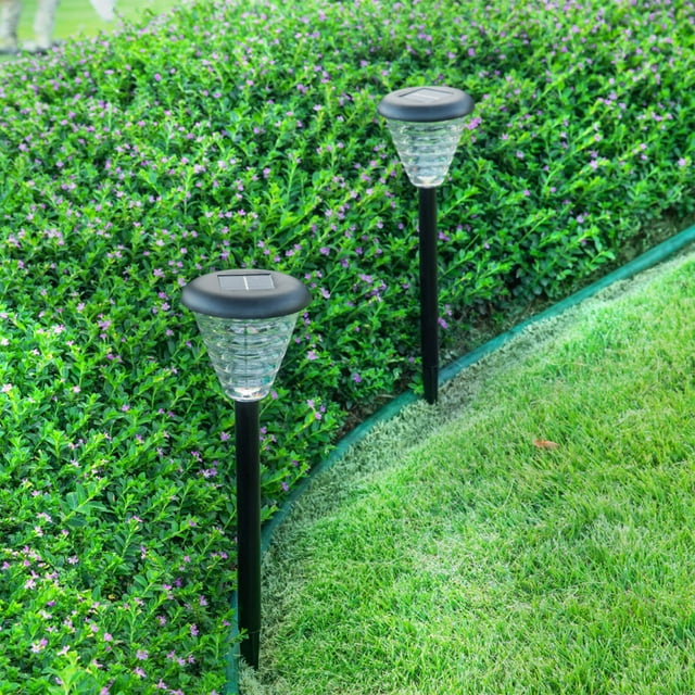 Lămpi solare LED bordură flori terasă curte iluminat exterior – Ravian.ro