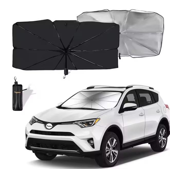 Parasolar pliabil auto protecție interior căldură vară – Ravian.ro