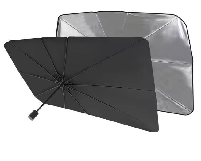 Parasolar parbriz auto pliabil tip umbrelă detaliu – Ravian.ro