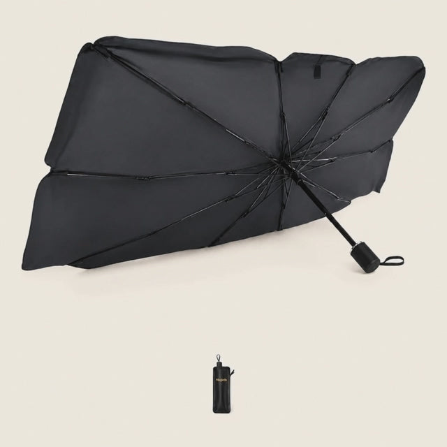 Parasolar Auto Pliabil Tip Umbrelă – Protecție UV pentru Parbriz Şi Interior