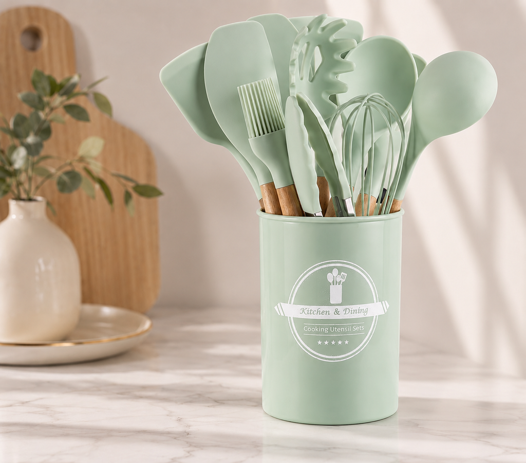 Set 12 ustensile bucatărie conținut complet pachet – Ravian.ro